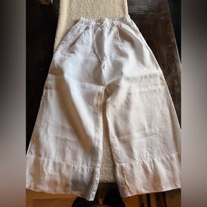 Zara wide leg linen pant